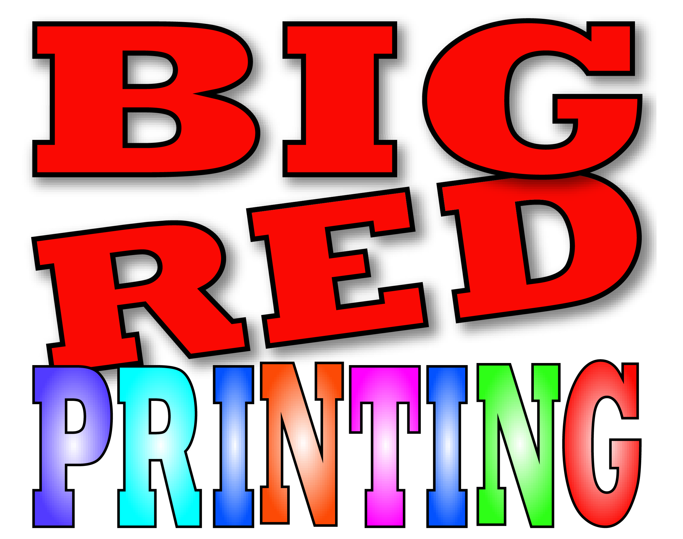 big red printing