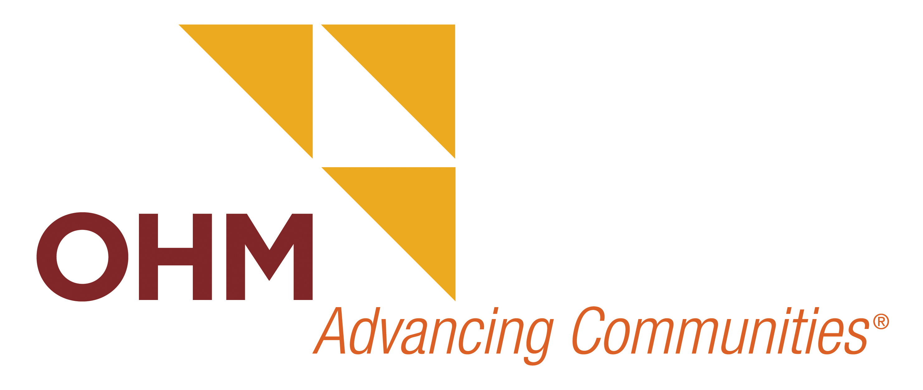 OHM Advisors logo (Advancing Communities)