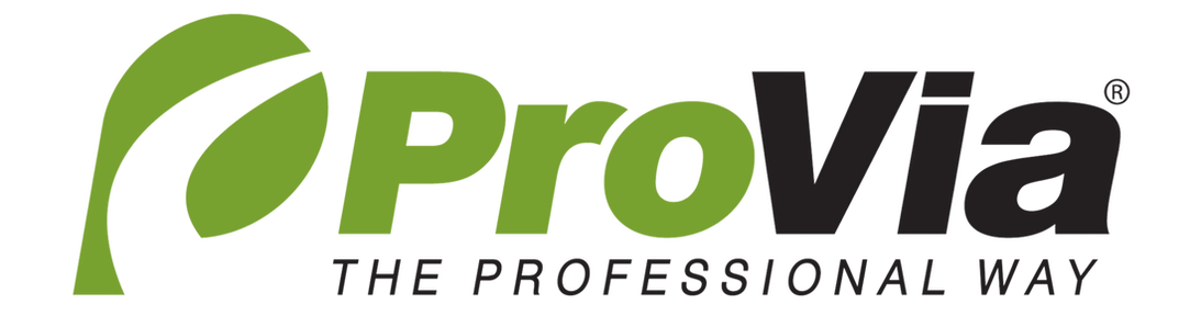 ProVia logo in green and black
