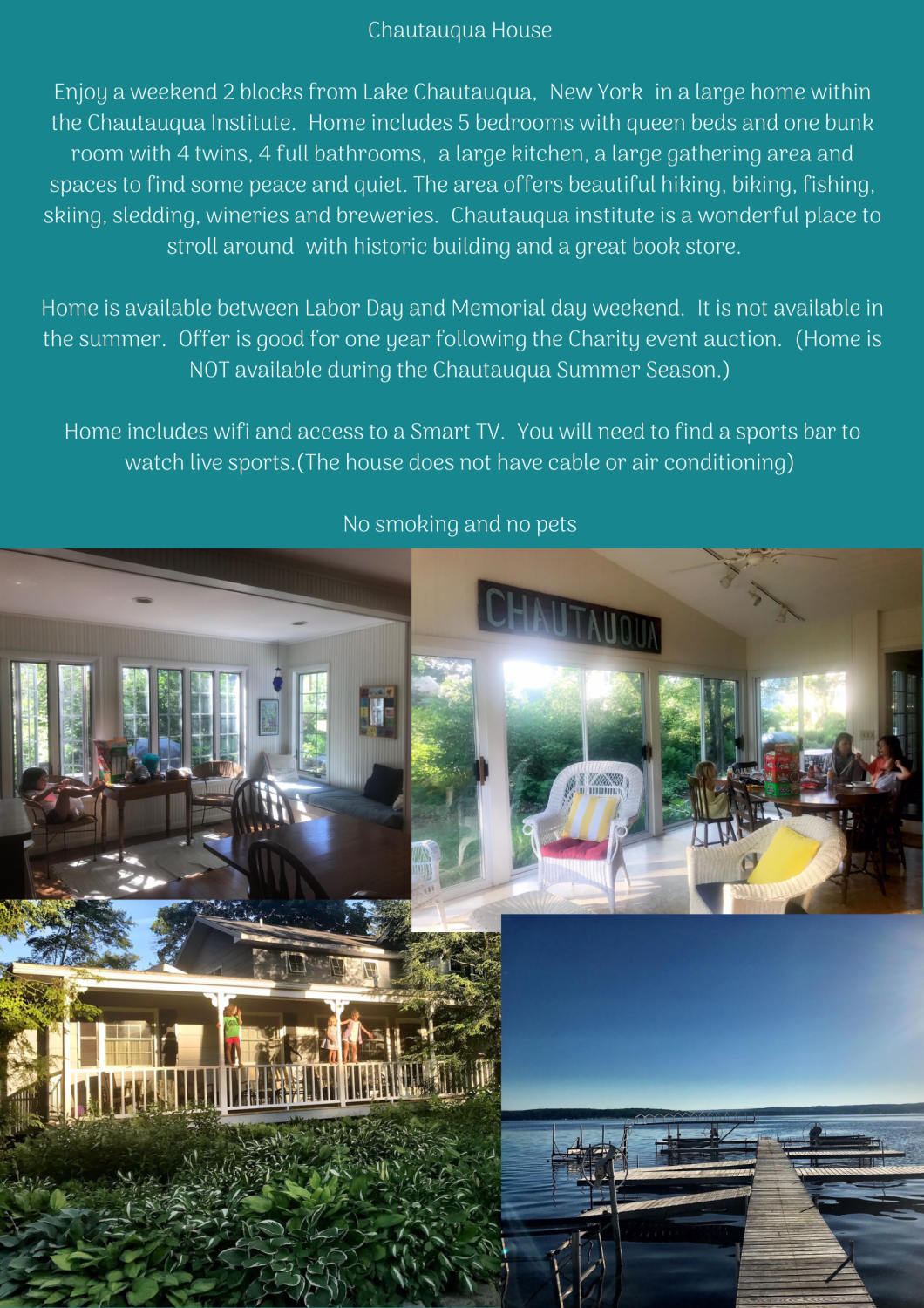 Chautauqua Home Flyer