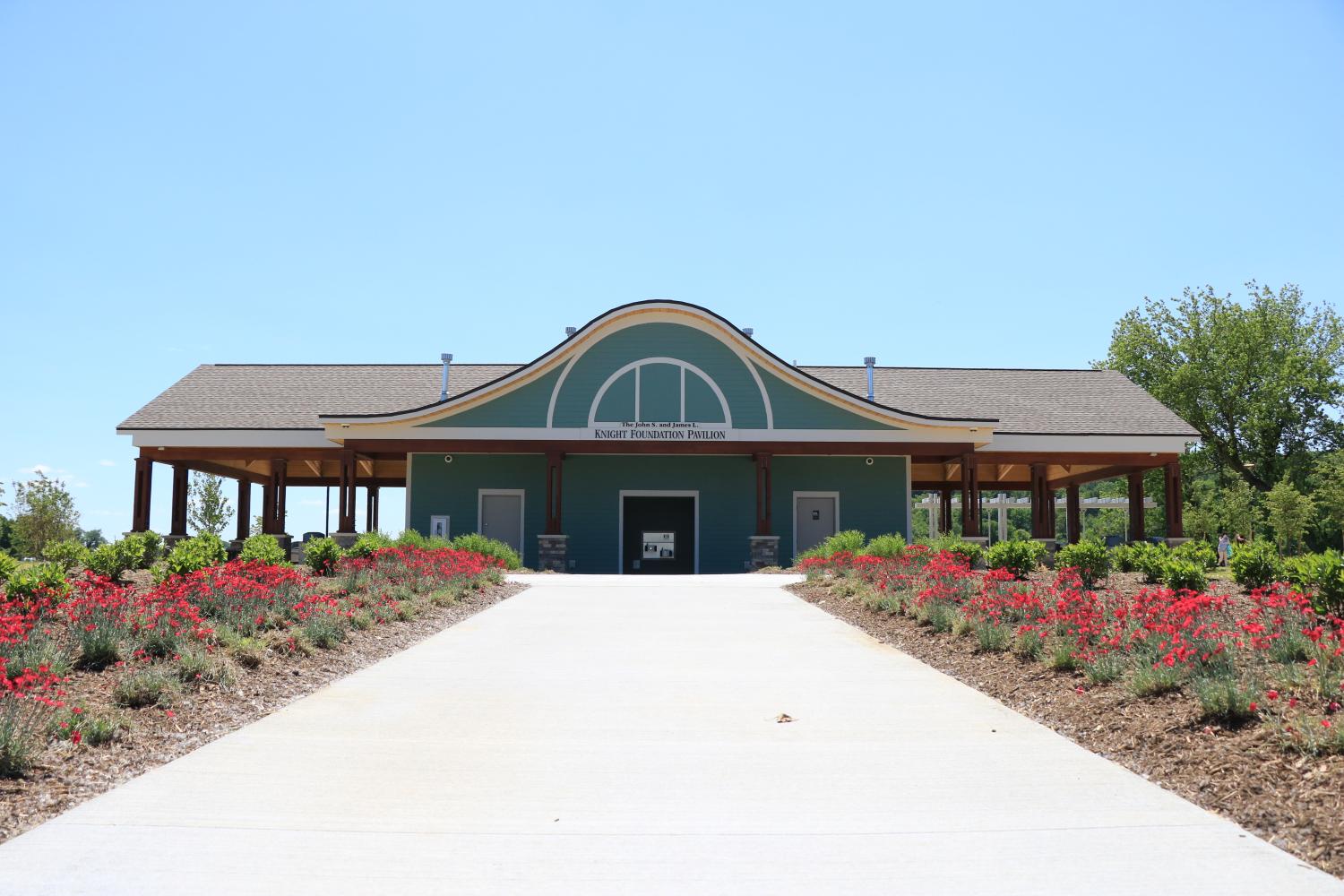 Knight Pavilion walkway