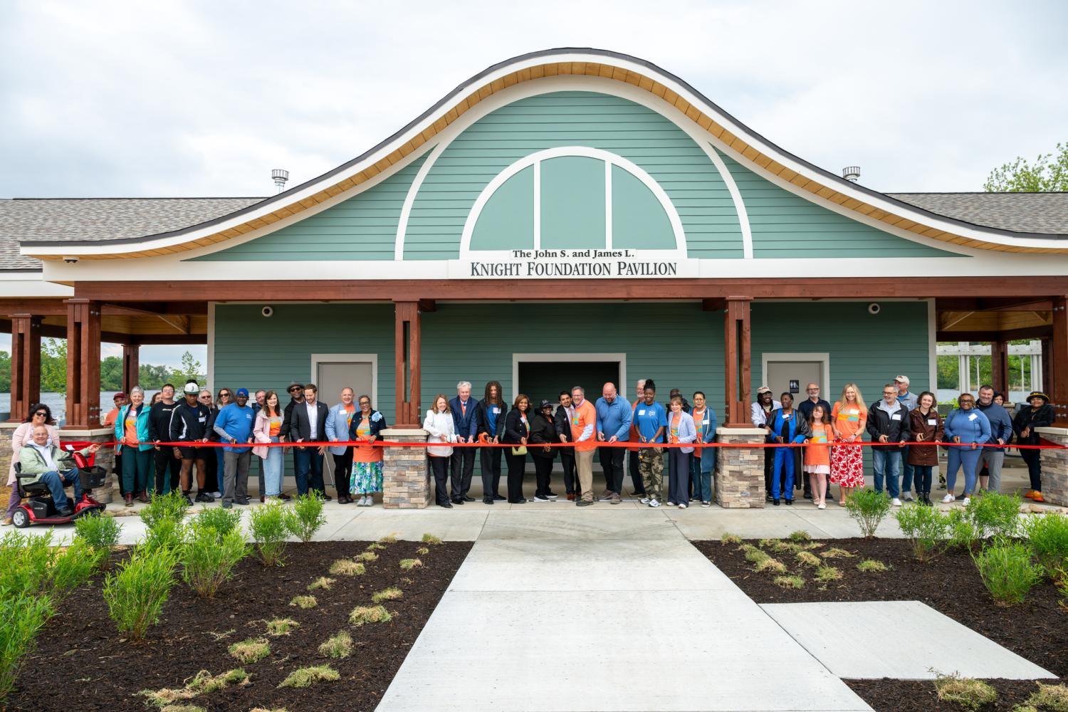 Summit Lake NorthShore Park community ribbon-cutting