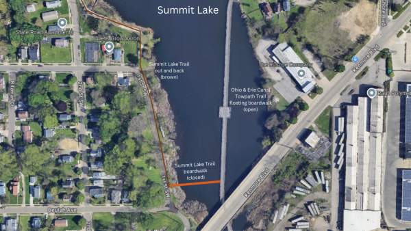 Summit Lake aerial image
